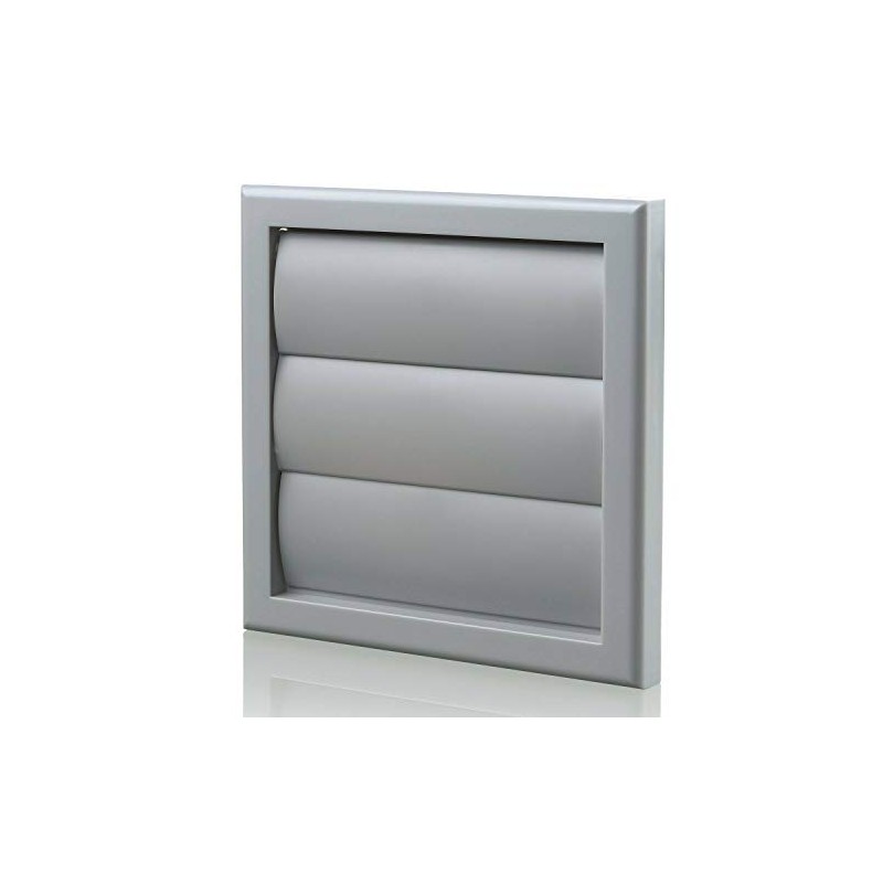 150 mm 6 inch External Ducting Gravity Wall Shutter Grille