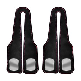 YCSONLY 2 Pcs Car Bag Hooks, Leather Seat Organiser Hooks, Multifunctional Back for Headrest for Hanging Bags, Purses and Handbags (Back)