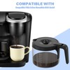 12 Cup Coffee Maker Carafe Replacement Pot Compatible with Keurig