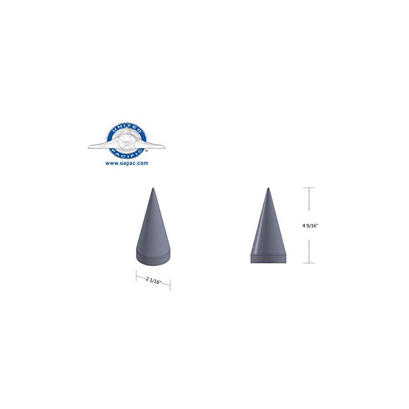 United Pacific 10780 - Wheel Lug Nut Cover Set -