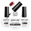 JODSONE 3Pcs 10ml Top and Base Coat Gel Nail Remover