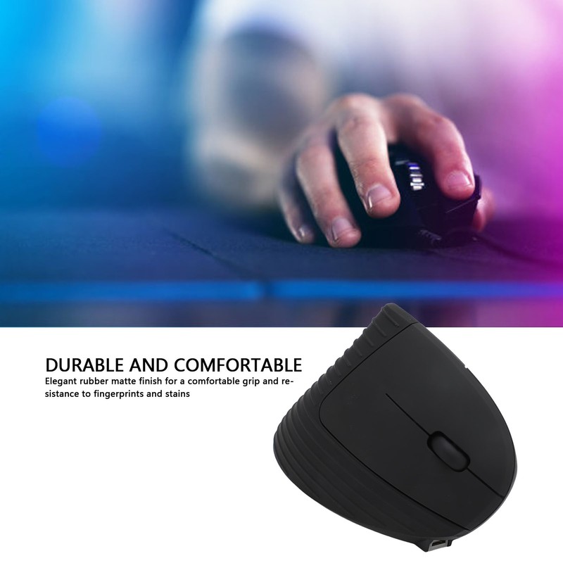 Right Handed Ergonomic Mouse Wireless Vertical Mouse Rechargeable Matte Finish