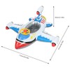 Inflatable Airplane Swimming Ring Inflated Plane Swim Float Seat with