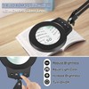 NOEVSBIG Desk Magnifying Glass with Light 10+5X Desktop Lamp Close