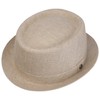 LIERYS Uni Pork Pie Linen Hat Porkpie Pork Pie Hat