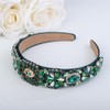 JWICOS Rhinestone Headband Baroque Crystal Hairband Hair Accessories Fashion Handmade