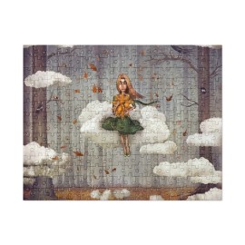 CW Collectibles and Antiques Deep Meditation, Drift Away with the Trees Jigsaw puzzle