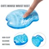 Blue Gel Mouse Wrist Rest–Clear Cute Fish Mouse Wrist Rest,