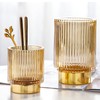 DASITON Makeup Brush holder Organizer,Crystal Cosmetic Makeup Brush Glass Brushes