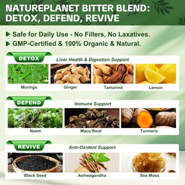 Soursop Bitters Liquid Drops with Vitamin C, D3, B6, Soursop Fruit & Leaf Extract + 10 Bitters Botanicals for Immune Support Digestive Health Antioxidant Boost丨Non-GMO Vegan 120mL/4 Fl Oz