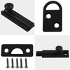 uvbws 1 Pcs Surface Bolt Latch 2 Inch Slide Latch