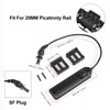 GLECTICAL Dual Remote Pressure Switch，Pressure Pad with SF Plug for