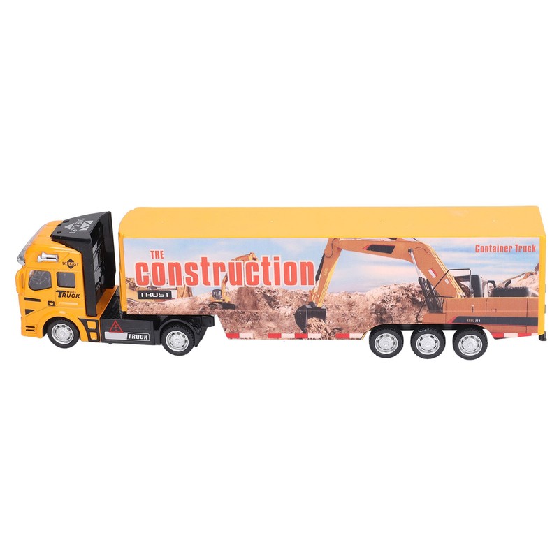 Transport Cart Toy Educational Simulation Alloy Plastic Pull Back Carrier