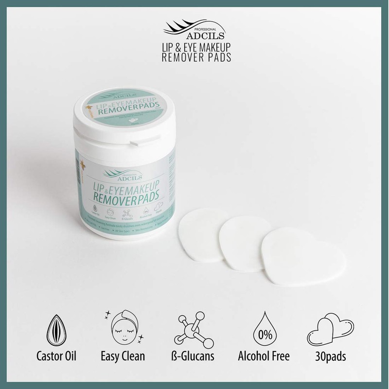 ADCILS PROFESSIONAL Lip & Eye Makeup Remover Pad Fresh Plumeria
