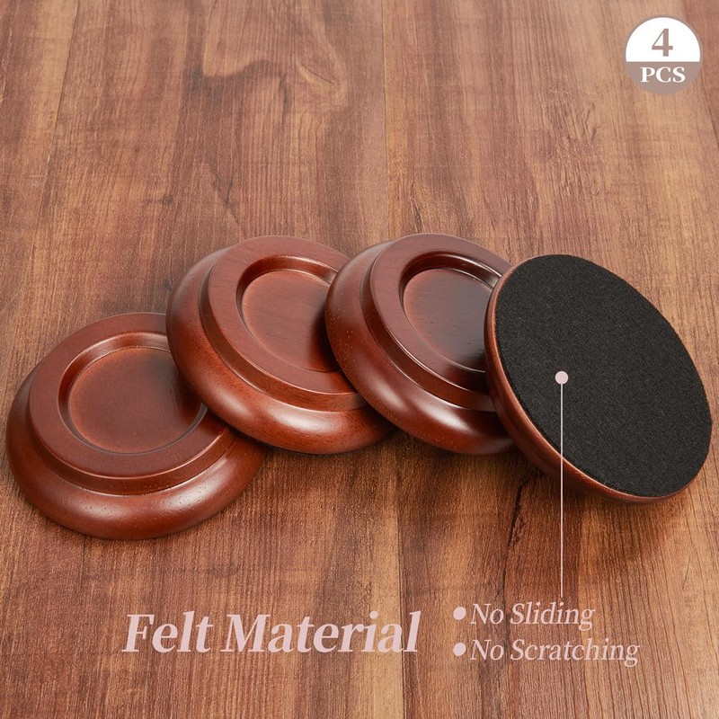 Piano Caster Cups Upright Piano Caster Cups Wood coasters Cups