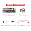 PCIE Riser 1x to 16x Adapter 10 Capacitor Riser Adapter