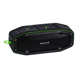 Rockville RPB27 V2 20w Portable Waterproof Bluetooth Speaker with Bumping Bass, TWS Wireless Stereo Linking, 18 Hour Battery, Rugged Design