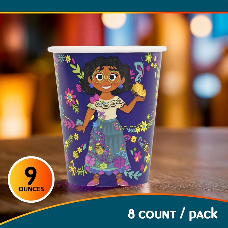 Disney's Encanto Multicolor & Fun Plastic Party Cups - 9oz