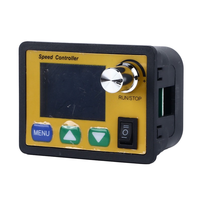 DC Motor Speed Regulator CW CCW LCD Display Button Knob