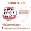 8 Pcs Chicken Saddle for Hens Wing Back Protector Elastic