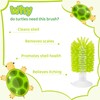 2pcs Turtle Brush with Suction Cup, Tortoise Shell Cleaning Scrub,