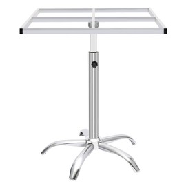 LIAPDG Stainless Steel Spray Paint Rack, Rotation Painting Spraying Stand Portable Door Painting Stand Height Adjustable with Single-Row Double Ball Maximum Load Capacity 25 Kg/55.11 Lbs