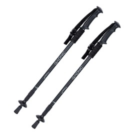 Dos Bastones de Senderismo Gadnic Especial Trekking Antishock Color Negro