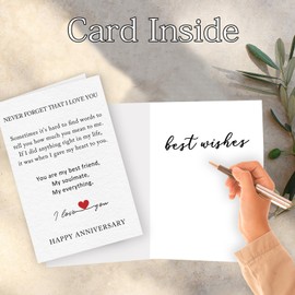 Abeletree Unique Anniversary Cards for Men Women, Wedding Aday Gifts for Couple Wife Husband, Valentine's Day Gifts for Boyfriend Girlfriend Her Him
