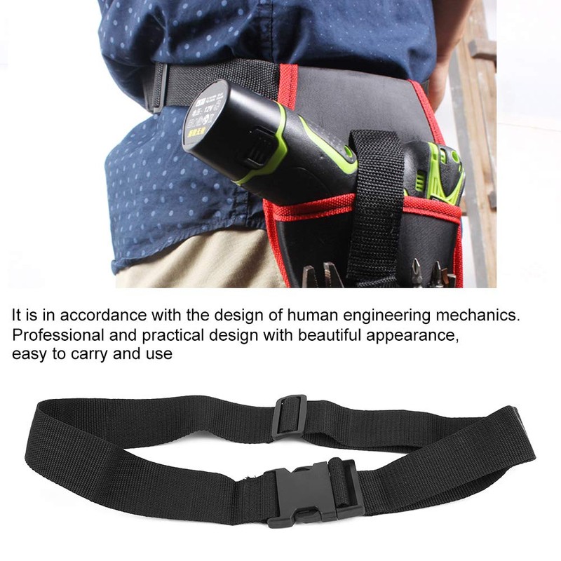Drill Bags Belt, Portable Tool Bag, Ergonomic, Durable for Working