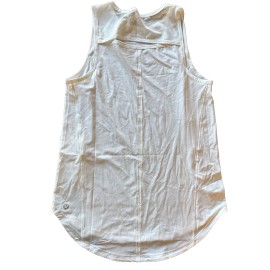 Lululemon New Lululemon Size 4 Sculpt Tank Top White Reflective Details