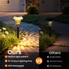 PATIOPIA Solar Pathway Lights Garden Decor for Yard, Solar Garden