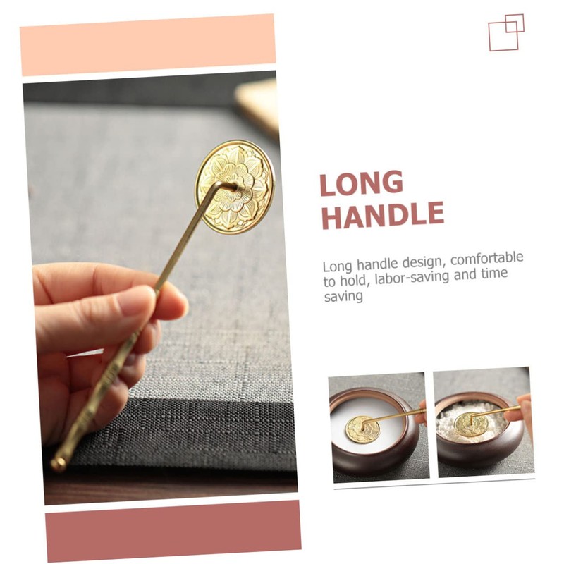 Mobestech Incense Powder Presser Mold Tool for Aromatherapy Long Handle