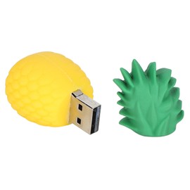USB Flash Drive Portable Bulk Memory Stick Pineapple Shape Cartoon Pen Drives Gift128GB