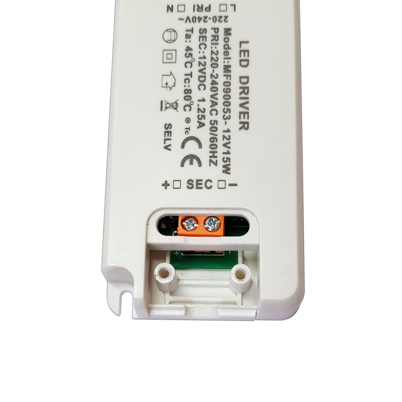 LED Transformer 12 V DC 15 Watt Power Supply Transformer