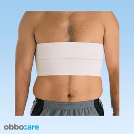 Obbocare Standard chest strap with 2 elastic bands that allow an optimal fit to any anatomical profile, Lanco, size L