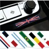 DIGIART INTERNATIONAL CHILE CHILEAN FLAG 3D EPOXY CAR EMBLEM SET