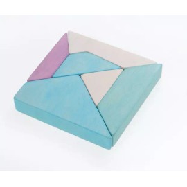 PoppyBabyCo Wooden stacking blocks Iceberg puzzle