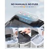 EUHOMY Countertop Ice Maker Machine with Handle, 26lbs Per Day,