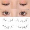 emotao Bottom False Eyelashes Natural Outer Corner Popular Handmade Actress