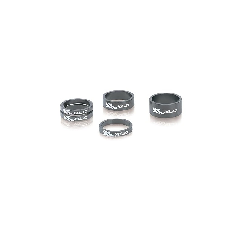 XLC, unisex adult, Lenkkopferweiterung A-Head Spacer-Set AS-A02 3x5/1x10/1x15 mm 1