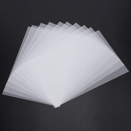 20 hojas papel retráctil imprimible plástico tamaño, 8.2 x 5.7in papel arte retráctiles blancos imprimibles películas retráctiles película retráctil para manualidades proyecto dibujo bricolaje