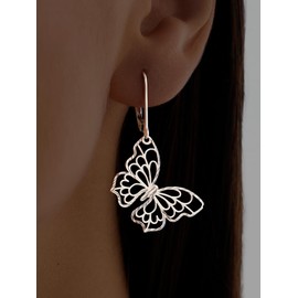 JC Jeweller Carat Women's Earrings 925 Silver Rhodium-Plated with Gift Box, Silver