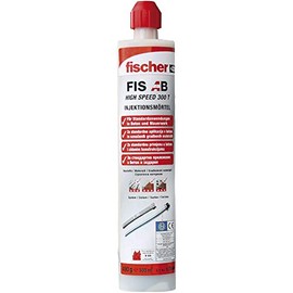 Fischer FIS AB 300 T injection mortar 300 ml with approval for concrete and wall, 1 piece, 535646, 535648