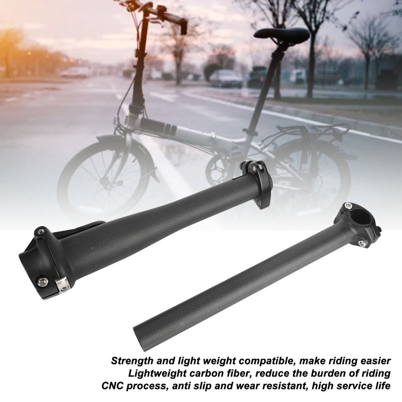 1 Set Folding Bike Stem Quick Release High Strength Carbon