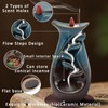Cyiecw Backflow Incense Burner, Incense Waterfall Ceramic Incense Burner with