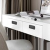 LELE LIFE 4Pcs Flush Ring Pull Cabinet Handles, Hidden Recessed
