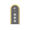 #A5427 Sticker Hauptmann Shoulder Flap German Army Service Rank 10