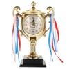 Trophy Alarm Clock Retro Silent Alarm Clocks for Office Bedroom