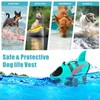 Oslueidy Dog Life Jacket, High Flotation, Shark Dog Life Jacket,