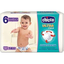 Chicco Ultra - 6 Extra Large, 16-30 kg, Pack of 14